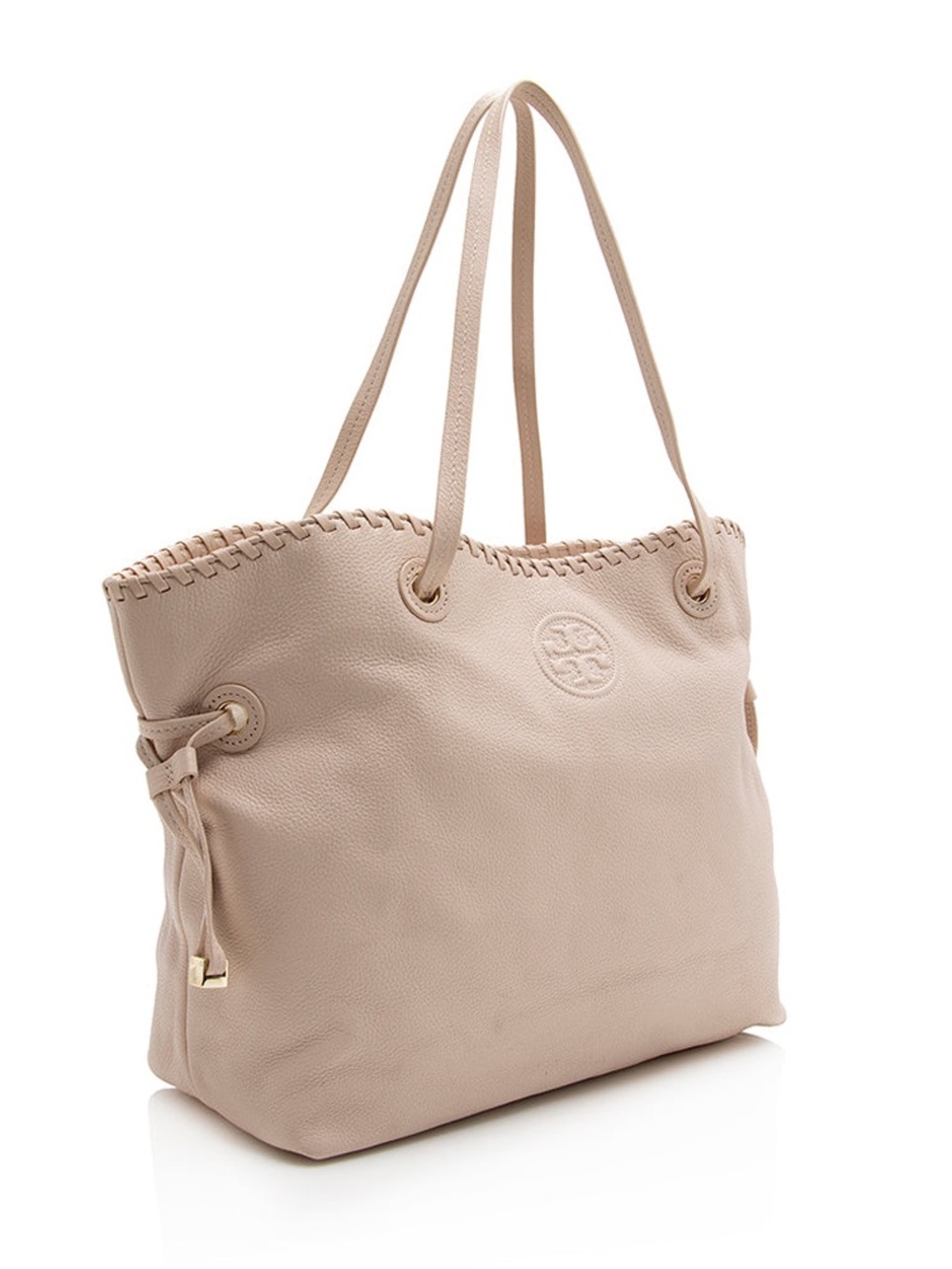 TORY BURCH LEATHER MARION SLOUCHY East/West Tote - Picture 5 of 14